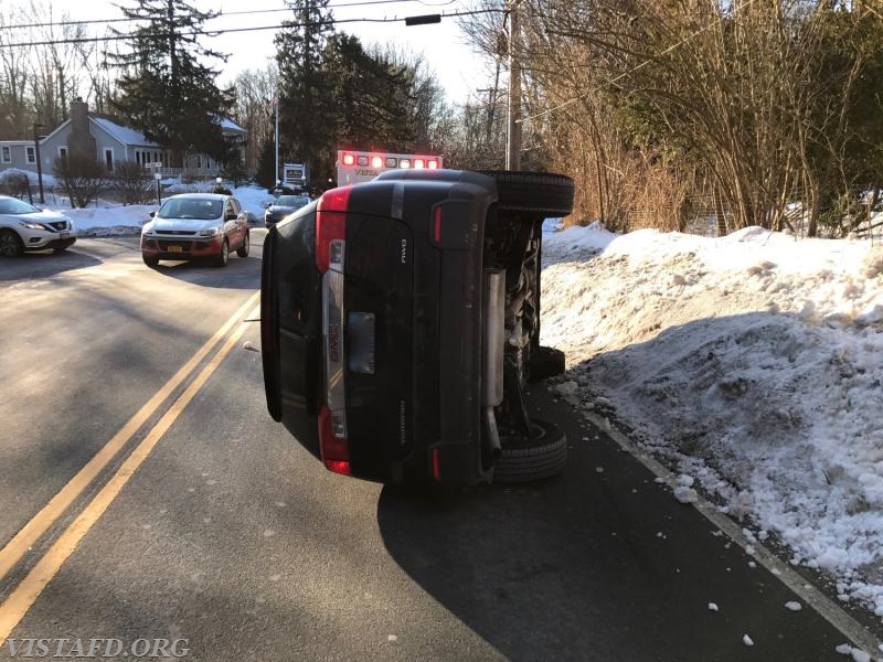 MVA rollover on Smith Ridge Road - 02/16/17