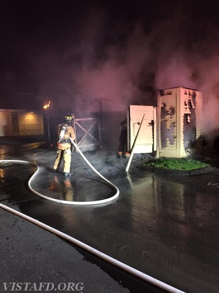 Dumpster Fire on Stone Meadow Drive - 04/18/17