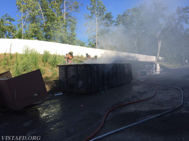 Dumpster Fire on Oakridge Drive - 07/30/17