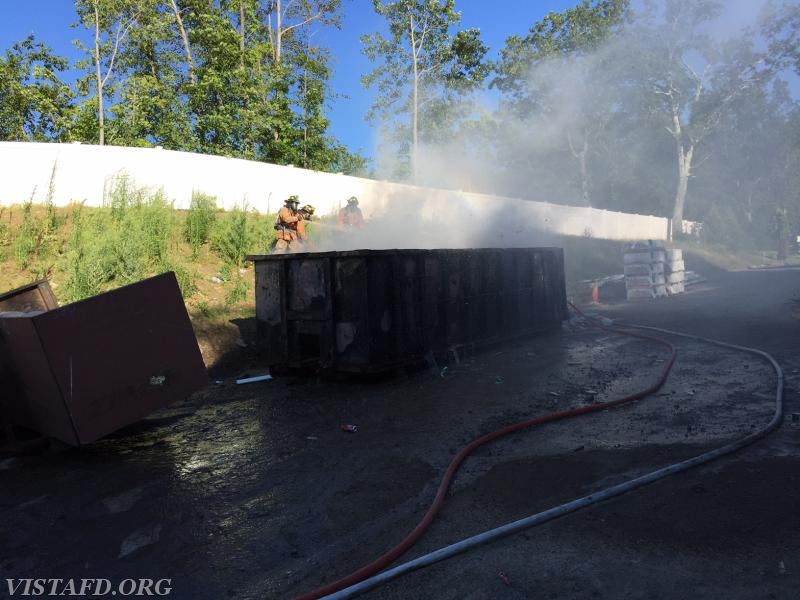 Dumpster Fire on Oakridge Drive - 07/30/17