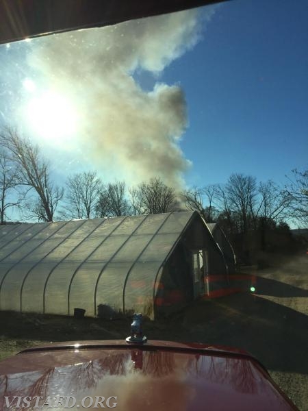 Vista FD responds to a Barn & Brush Fire in Croton Falls - 11/13/16