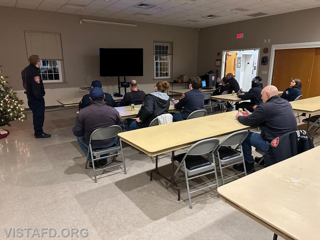 Vista Fire Department personnel participating during the &quot;2024 Call Reviews&quot; drill - 12/09/24