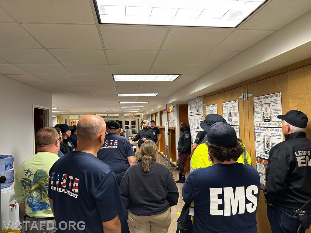 Officers of the Westchester County Police Department going over Active Shooter / Hostile Event Response scenarios - 09/18/23