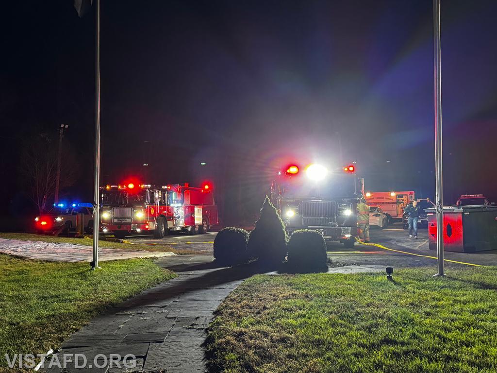 Vista Fire Department apparatus operating during the &quot;search & rescue&quot; drill - 11/11/24