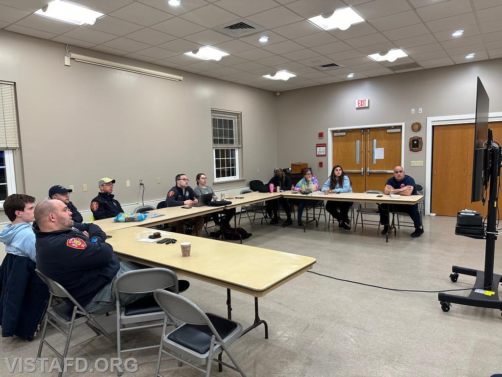 Assistant Chief Brian Porco reviewing our technology platforms with Vista EMS personnel - 02/19/24