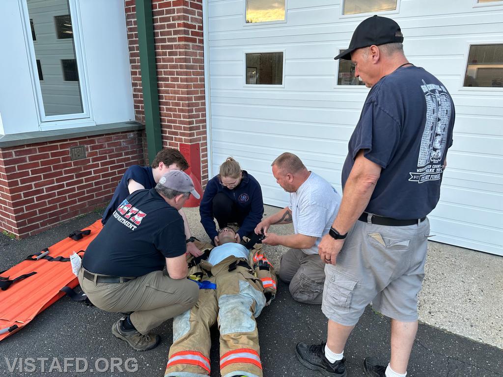 Vista Fire Department personnel practicing trauma operations - 06/24/24