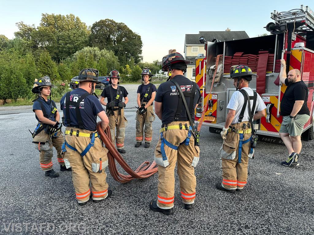 Lead Foreman Mike Peck going over extended stretch operations - 08/12/24