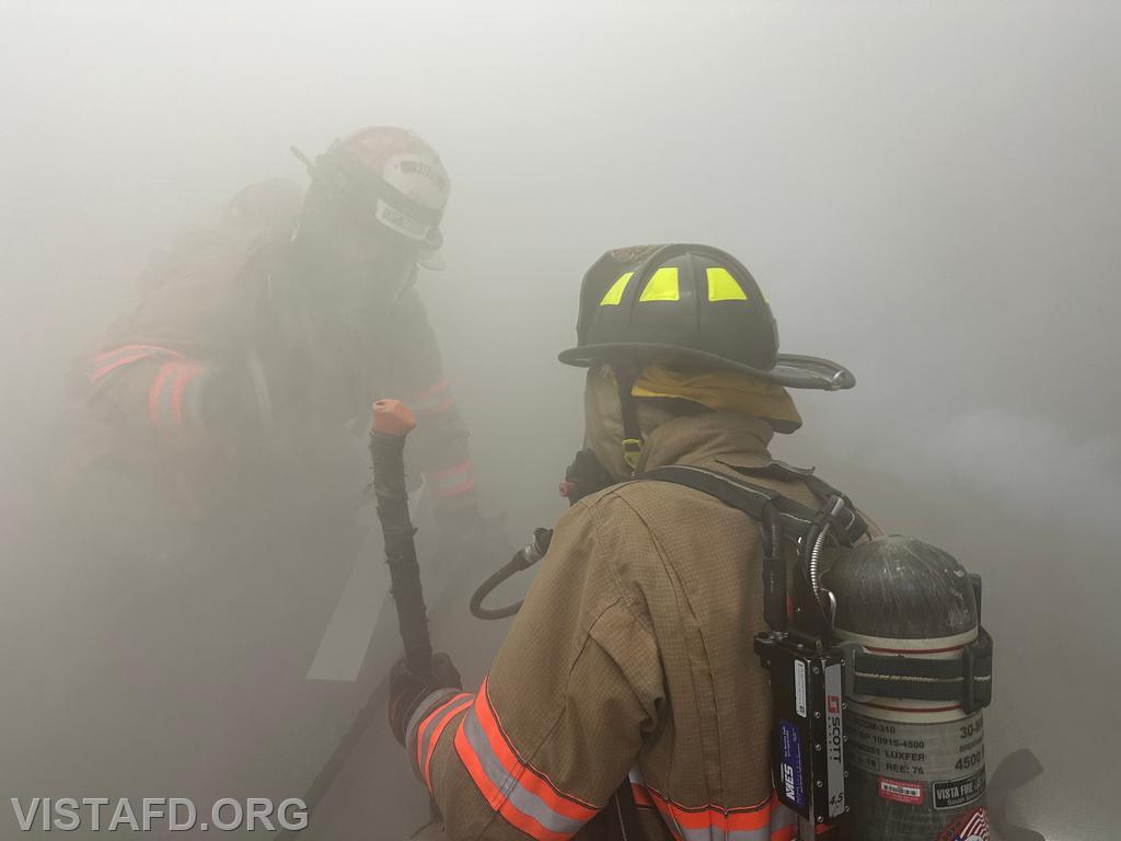 Vista Firefighters conducting search and rescue operations - 08/19/24