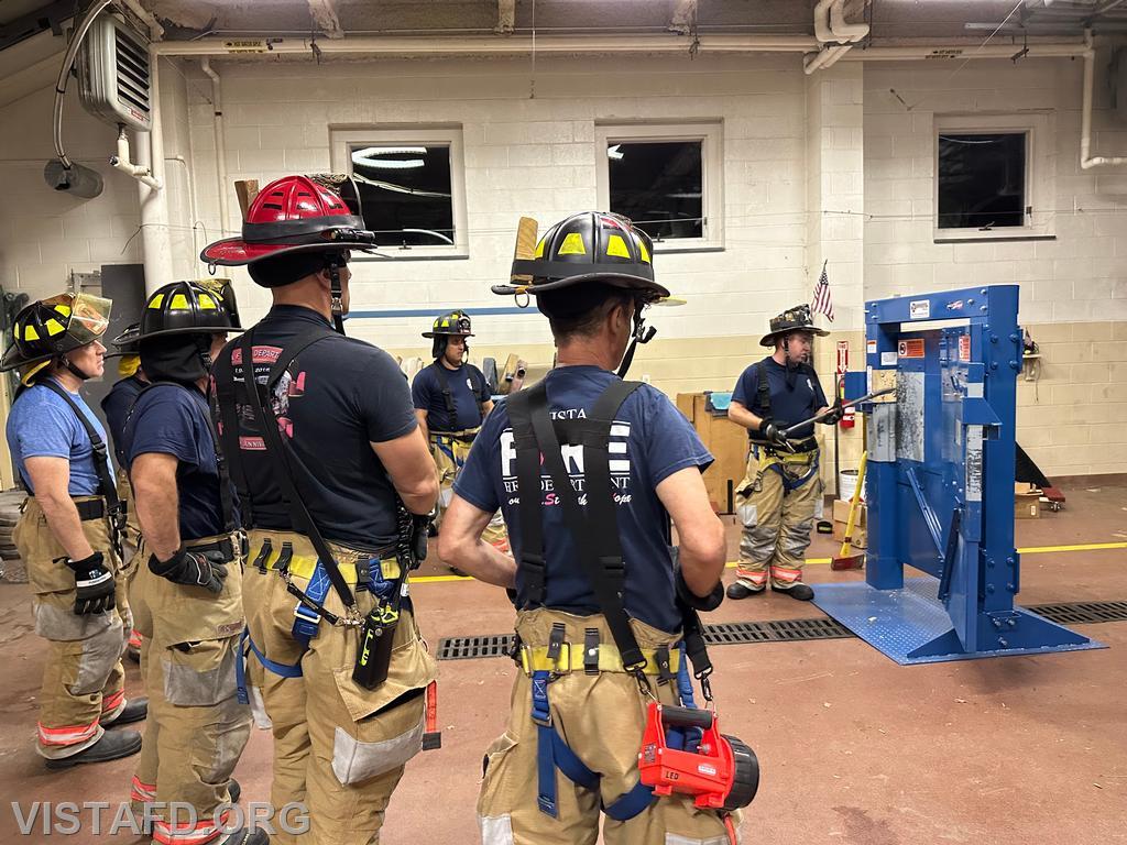 Lead Foreman Mike Peck going over how to conduct forcible entry operations - 09/16/24