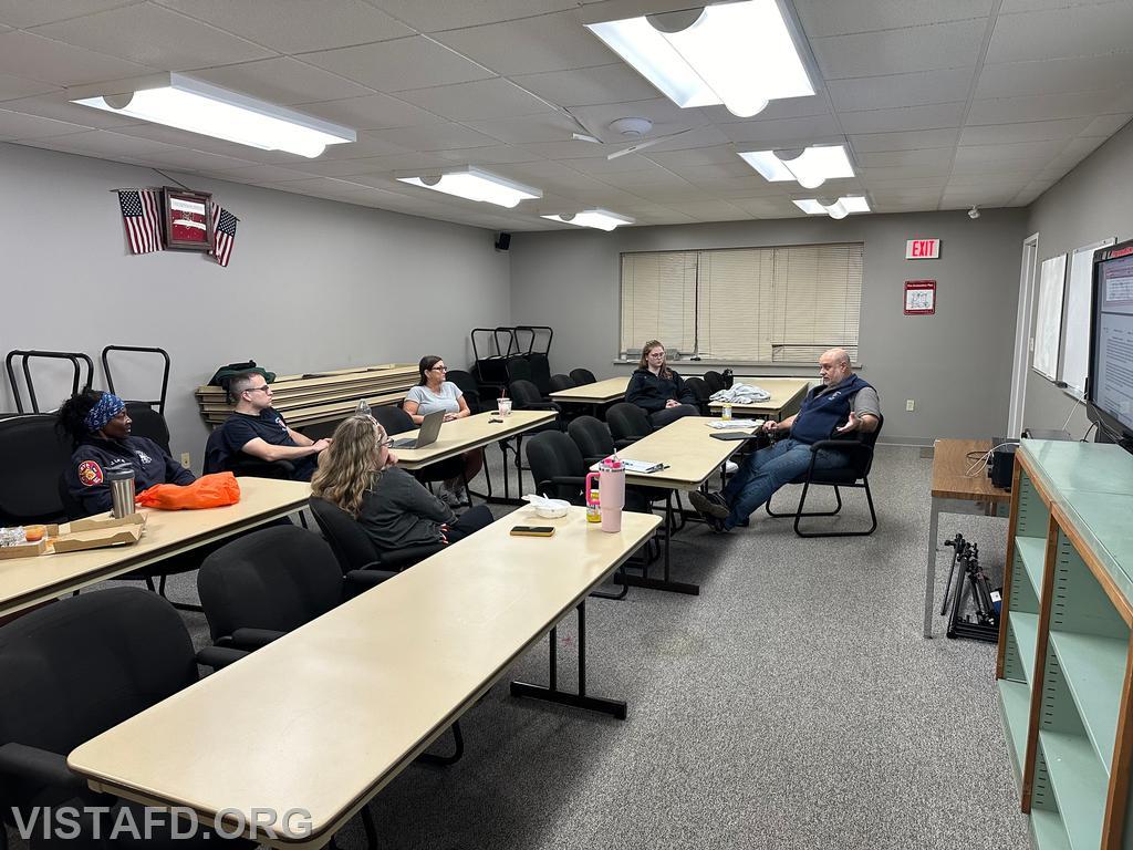 Dr. David Zuckerberg conducting a call audit with our Vista EMS personnel - 09/30/24