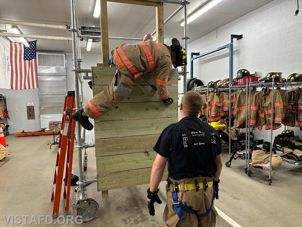 Vista Firefighters conducting bailout training practicals - 10/21/24