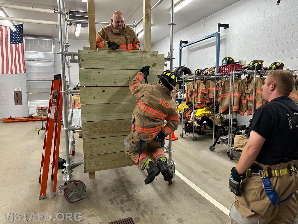 Vista Firefighters conducting bailout training practicals - 10/21/24