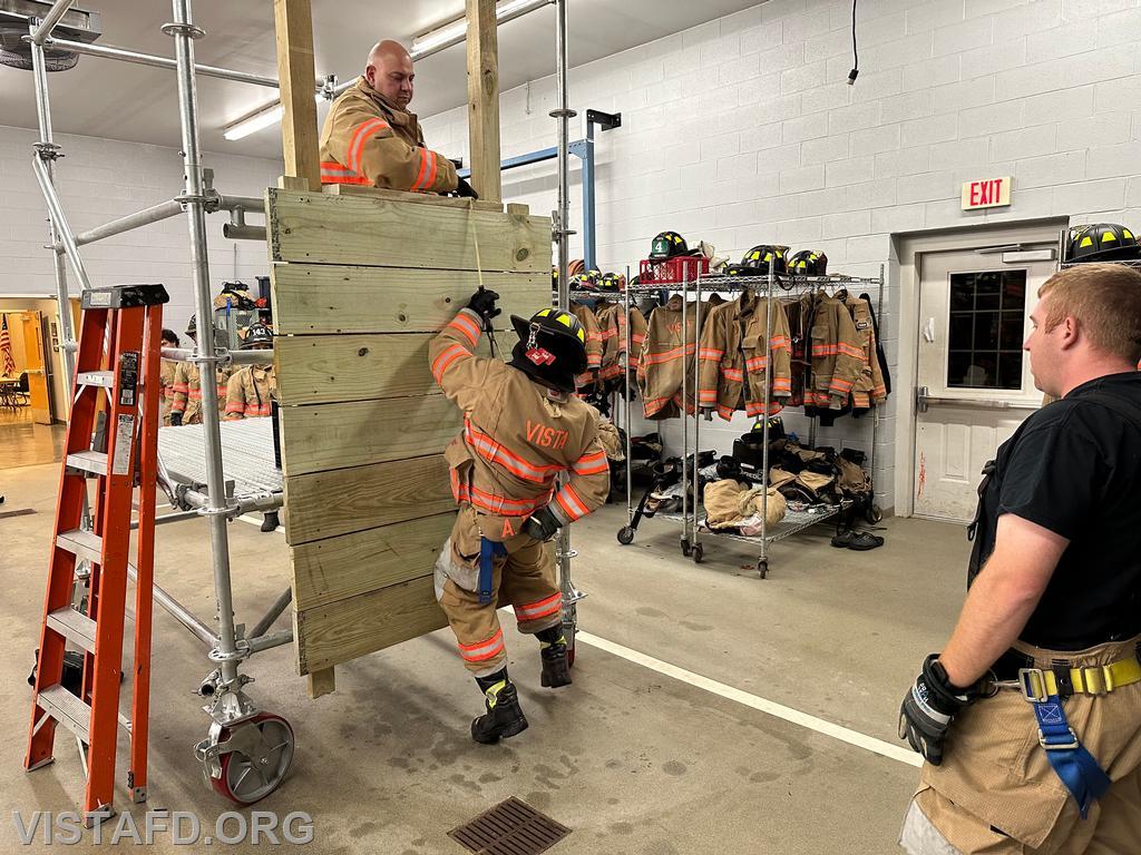 Vista Firefighters conducting bailout training practicals - 10/21/24