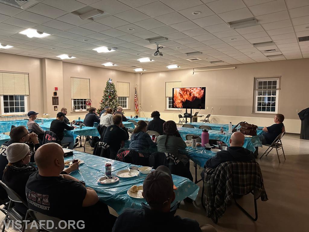 Vista Fire Department personnel watching the &quot;Brotherhood&quot; documentary - 12/16/24