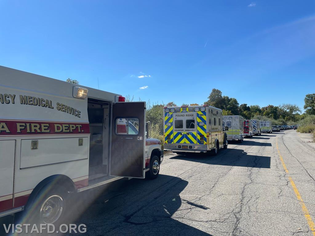 Vista Ambulance 84B2 at the Somers MCI drill - 10/06/24