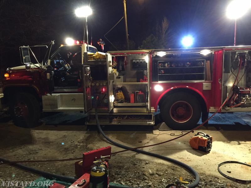 Rescue 13 during the MVA drill - 4/18/16