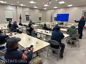 Chief Jeff Peck leading the "SOG Review" Drill