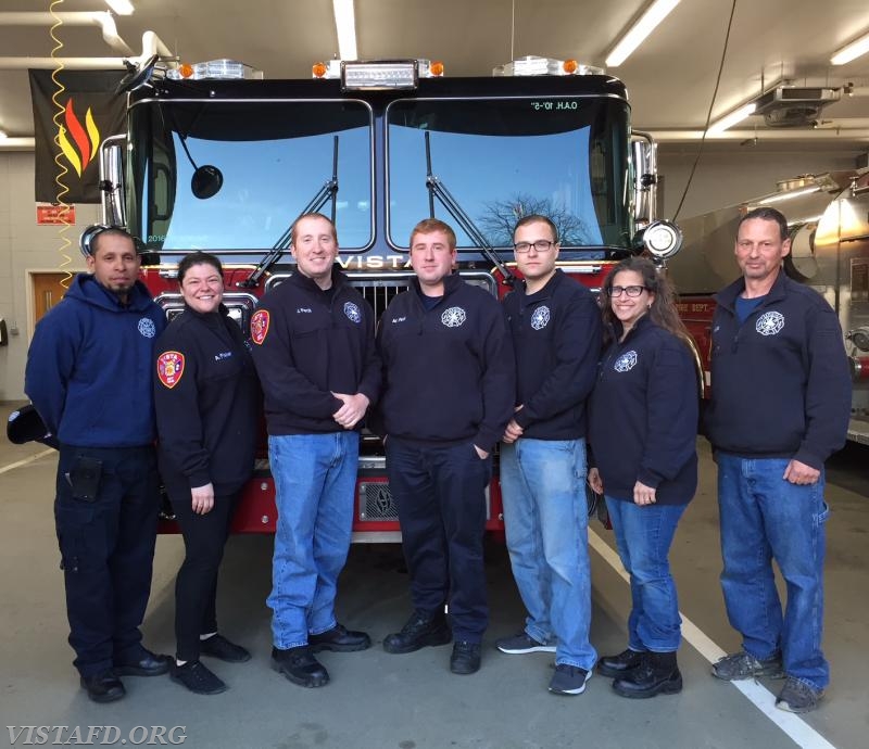 Vista Fire Department Line Officers for 2018-2019 fiscal year announced ...